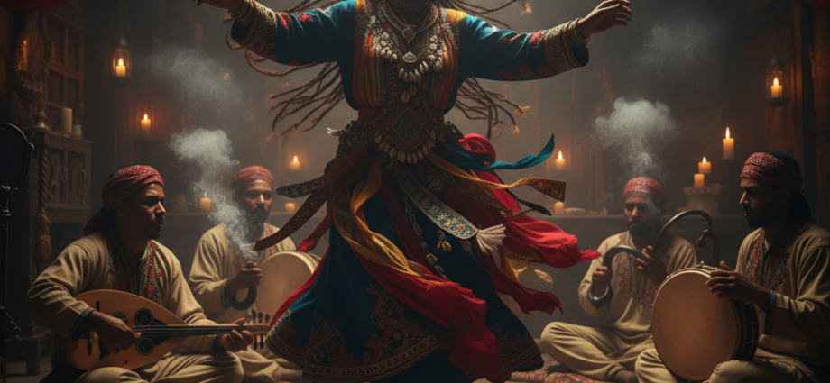 RITUELS DE REGENERATION ET DYNAMIQUES DE TRANSMISSION RELIGIEUSE : LE SACRIFICE ET LA TRANSE DE POSSESSION DANS LE CULTE DES GNAWA 1 Gemini Generated Image a255f2a255f2a255