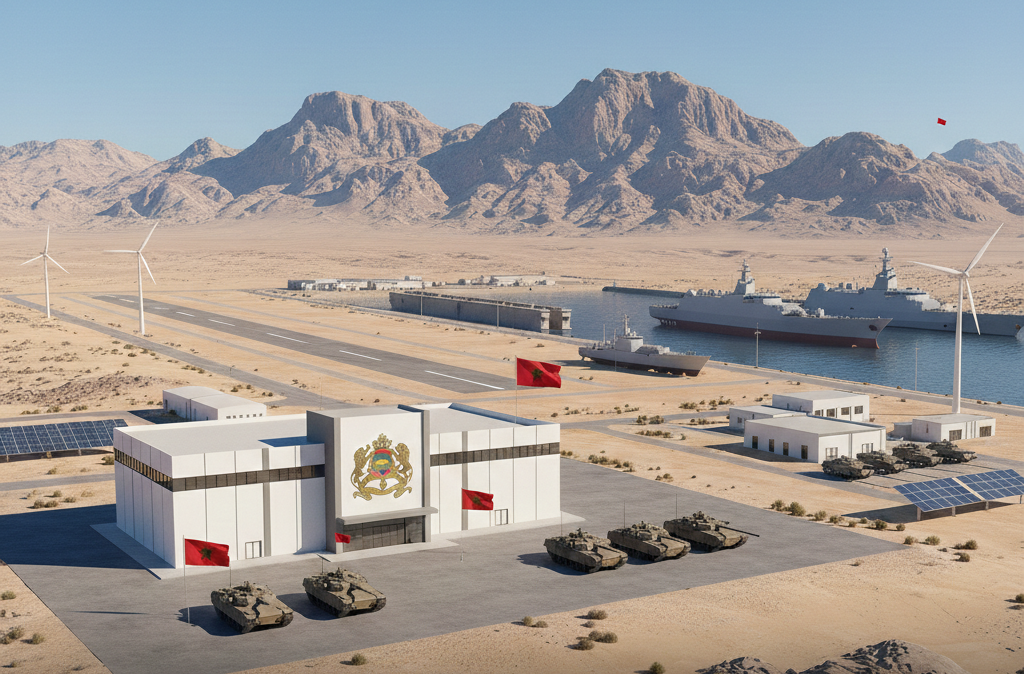 L’INDUSTRIE DE DEFENSE DANS LES PAYS EMERGENTS : ANALYSE DU PROCESSUS D’EMERGENCE D’UNE BASE INDUSTRIELLE ET TECHNOLOGIQUE DE DEFENSE AU MAROC 1 Gemini Generated Image qfa3a8qfa3a8qfa3 e1772537558625