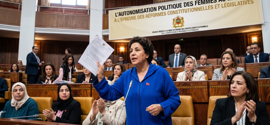 L’AUTONOMISATION POLITIQUE DES FEMMES AU MAROC A L’EPREUVE DES REFORMES CONSTITUTIONNELLES ET LEGISLATIVES 1 Gemini Generated Image igc09wigc09wigc0